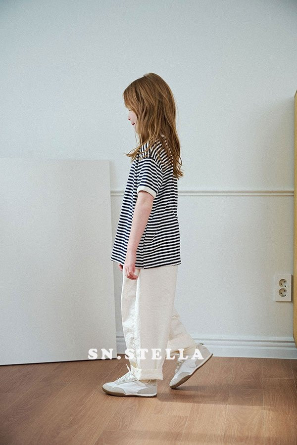 Sn.stella - Korean Children Fashion - #fashionkids - Eyelet Tee - 10