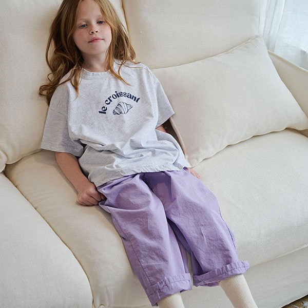 Sn.stella - Korean Children Fashion - #fashionkids - Lilac Pants - 9