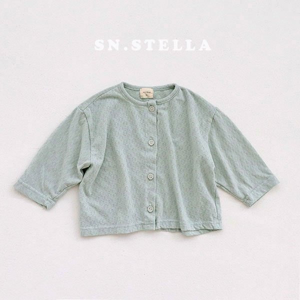 Sn.stella - Korean Children Fashion - #kidsshorts - Eyelet Cardigan - 3