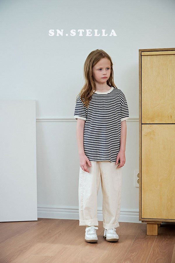 Sn.stella - Korean Children Fashion - #kidsshorts - Eyelet Tee - 11