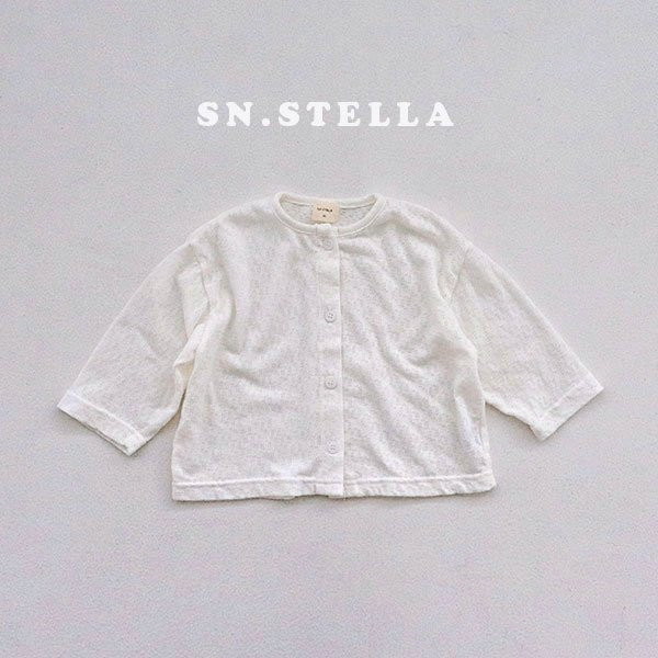 Sn.stella - Korean Children Fashion - #kidsshorts - Eyelet Cardigan - 4