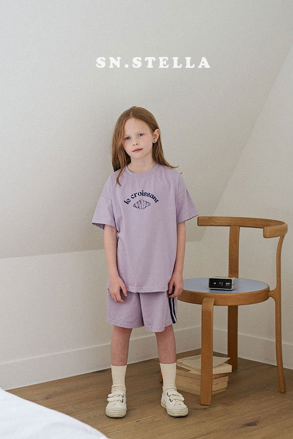 Sn.stella - Korean Children Fashion - #kidsstore - Croissant Tee - 7
