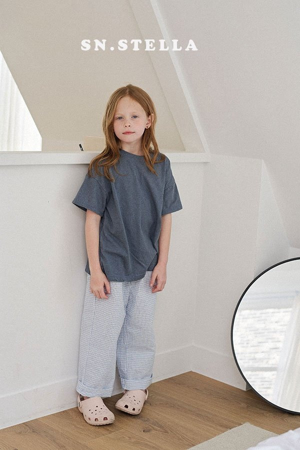 Sn.stella - Korean Children Fashion - #kidzfashiontrend - Seersucker Pants - 9