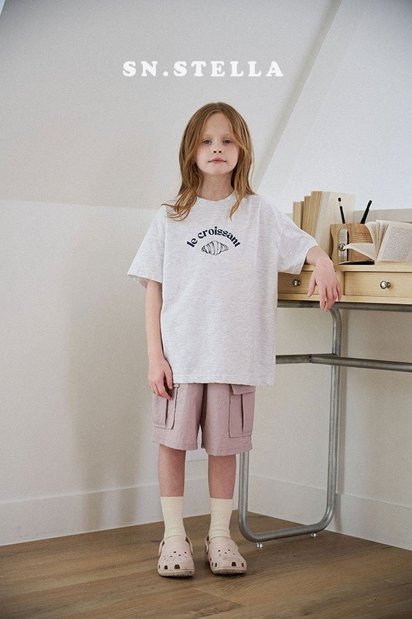 Sn.stella - Korean Children Fashion - #kidzfashiontrend - Light Cargo Pants - 11