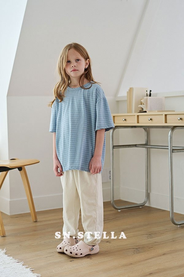 Sn.stella - Korean Children Fashion - #kidzfashiontrend - Summer Jogger Pants - 5
