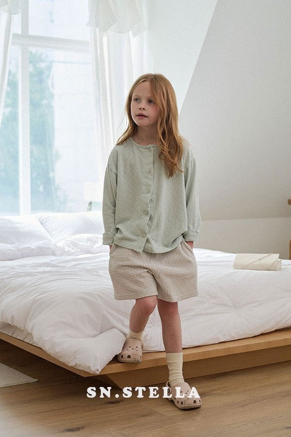 Sn.stella - Korean Children Fashion - #littlefashionista - Eyelet Cardigan - 7