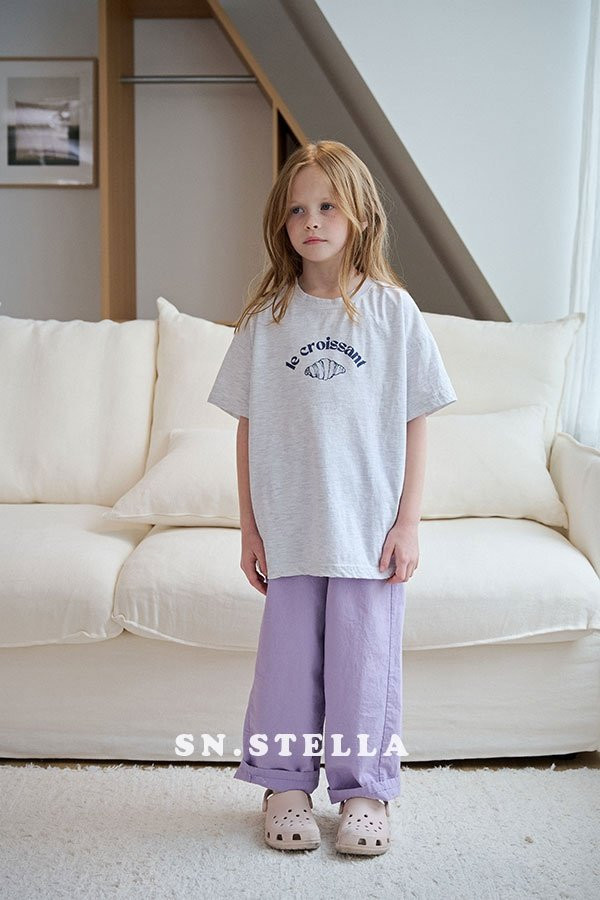 Sn.stella - Korean Children Fashion - #littlefashionista - Croissant Tee - 10