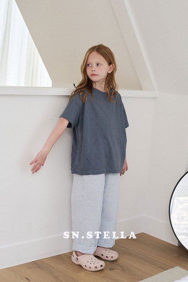 Sn.stella - Korean Children Fashion - #magicofchildhood - Seersucker Pants - 12