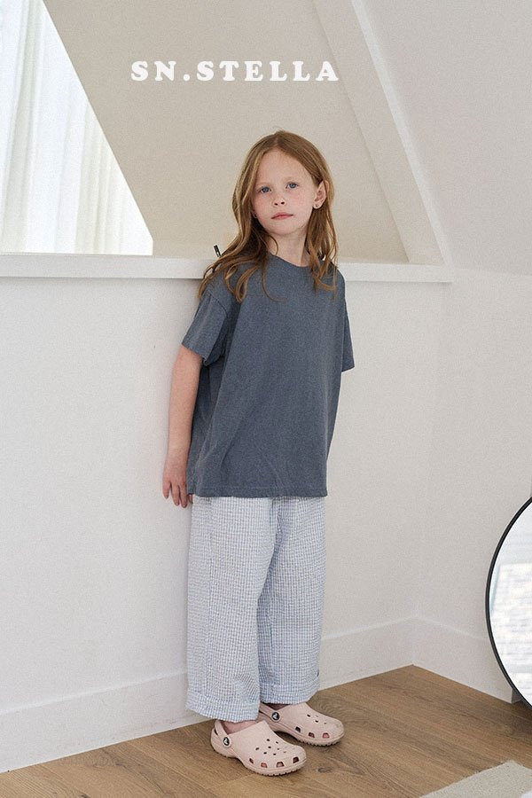 Sn.stella - Korean Children Fashion - #magicofchildhood - Pigment Plain Tee - 11