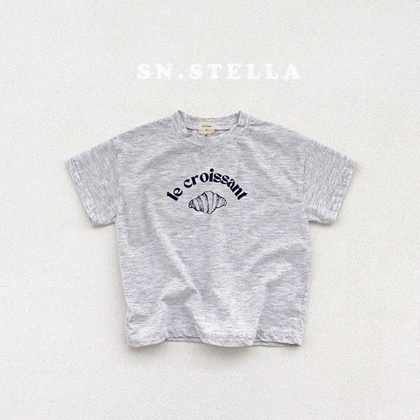 Sn.stella - Korean Children Fashion - #magicofchildhood - Croissant Tee - 11