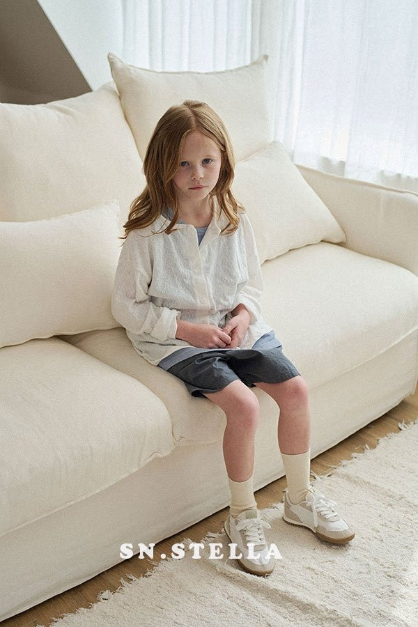 Sn.stella - Korean Children Fashion - #minifashionista - Eyelet Cardigan - 9