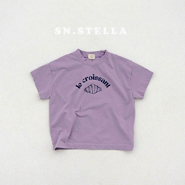 Sn.stella - Korean Children Fashion - #minifashionista - Croissant Tee - 12