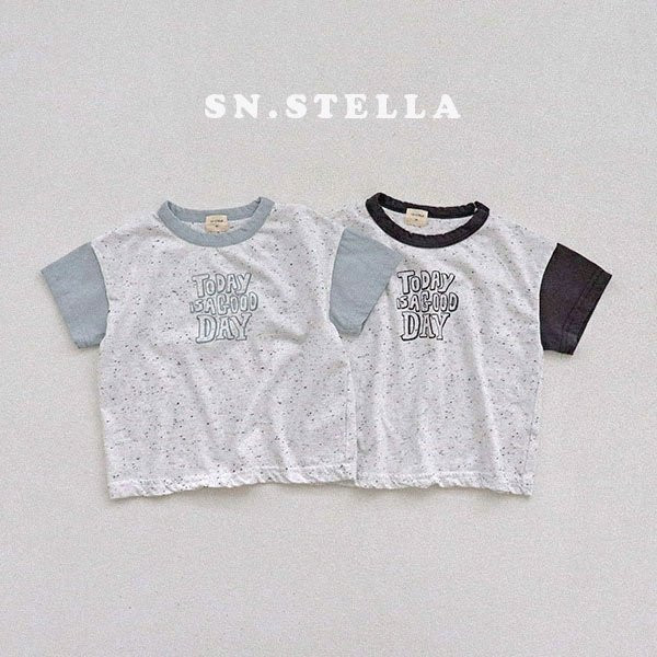 Sn.stella - Korean Children Fashion - #toddlerclothing - Good Day Tee