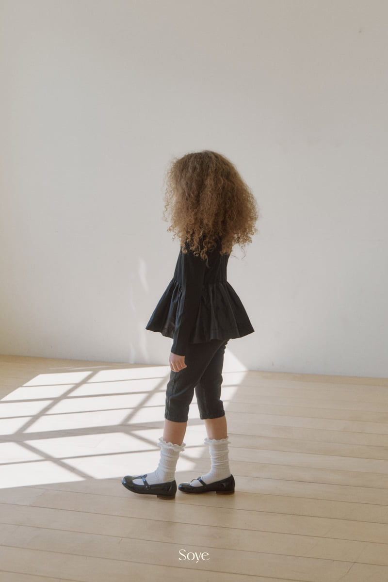 Soye - Korean Children Fashion - #designkidswear - Denim Capri Pants - 4