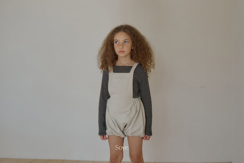 Soye - Korean Children Fashion - #kidsshorts - Peach Romper - 2