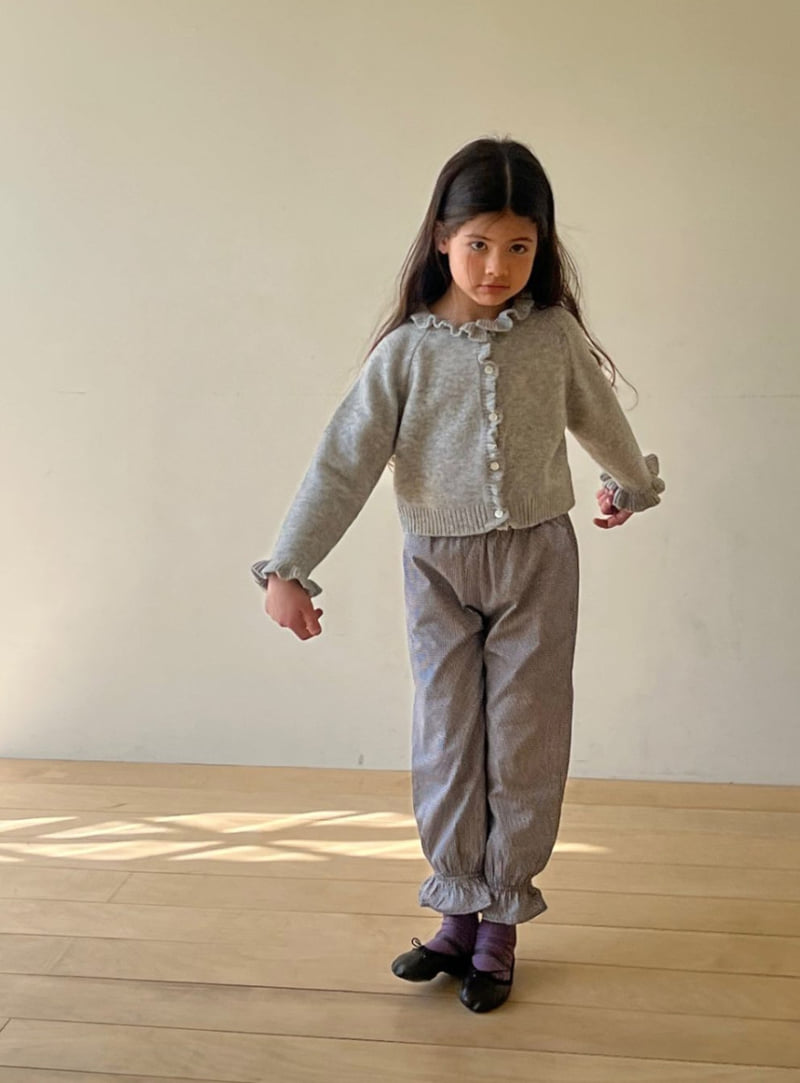 Soye - Korean Children Fashion - #kidsstore - Nile Frill Cardigan - 4