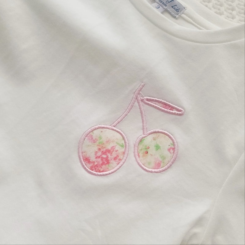 T.j - Korean Children Fashion - #Kfashion4kids - Rose Patch Tee - 12