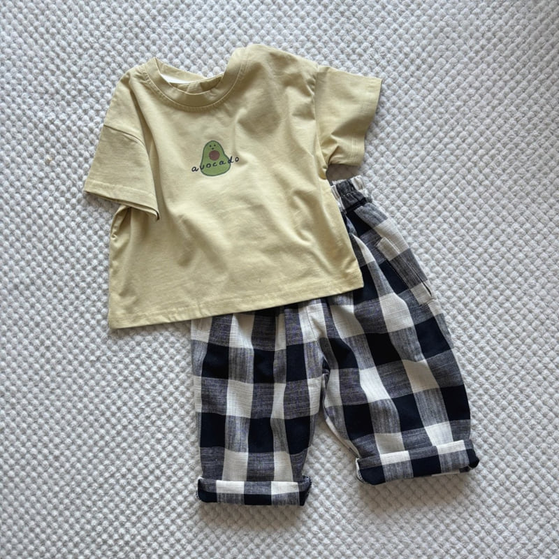 T.j - Korean Children Fashion - #childofig - Baggy Fit Check Pants - 5
