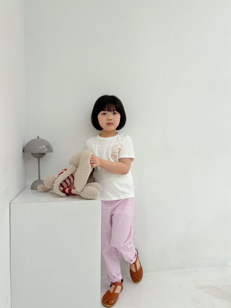T.j - Korean Children Fashion - #designkidswear - Rose Patch Tee - 6