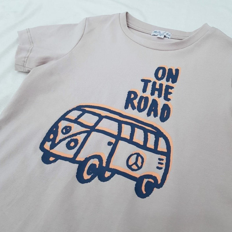 T.j - Korean Children Fashion - #designkidswear - Ppuang Boy Short Sleeve Tee - 3