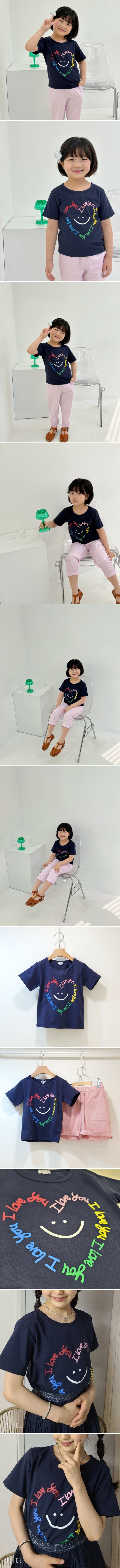 T.j - Korean Children Fashion - #designkidswear - Smile Love Tee