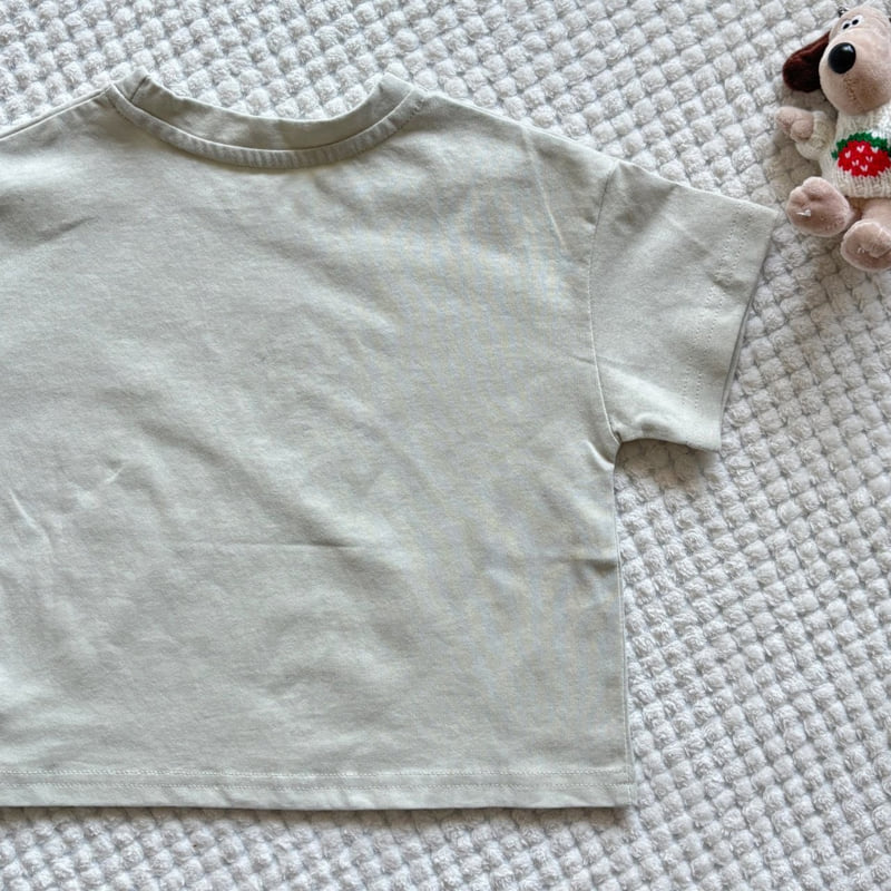 T.j - Korean Children Fashion - #discoveringself - Egg Plant Tee - 6
