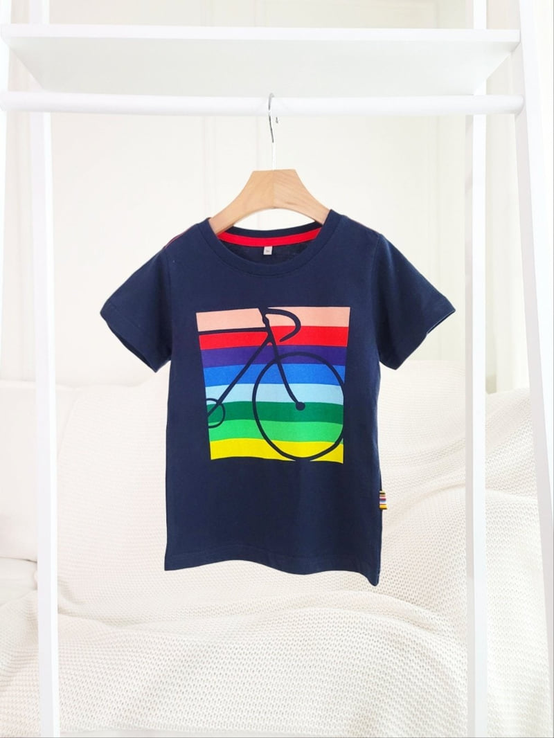 T.j - Korean Children Fashion - #discoveringself - Paul Bicycle Tee