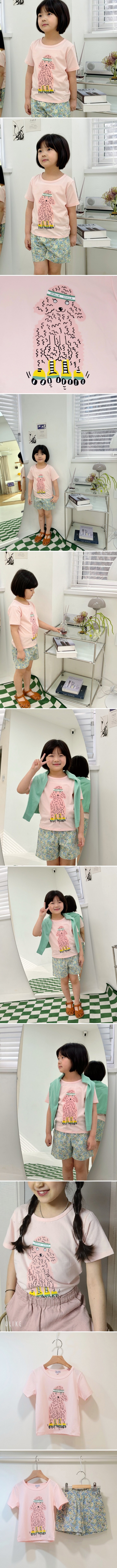 T.j - Korean Children Fashion - #discoveringself - Roller Poodle Tee