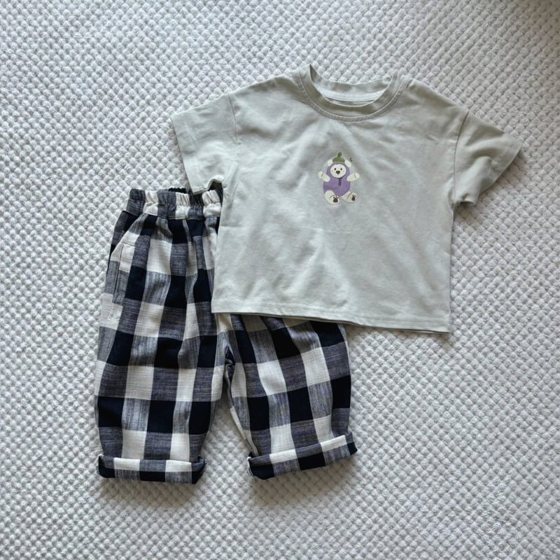 T.j - Korean Children Fashion - #fashionkids - Egg Plant Tee - 7