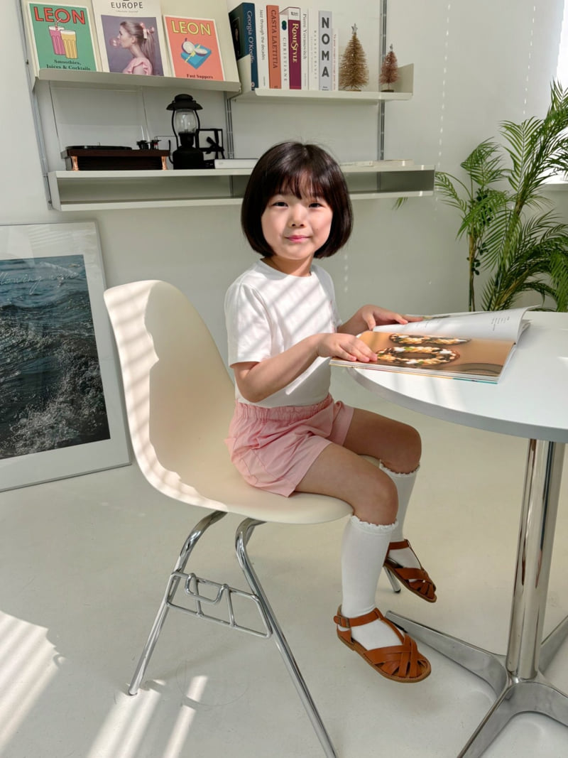 T.j - Korean Children Fashion - #kidsshorts - Rose Patch Tee - 9