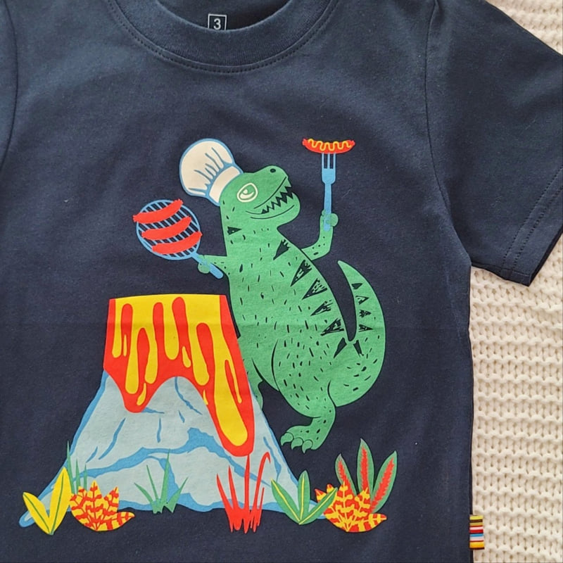 T.j - Korean Children Fashion - #kidsstore - Paul Volcano Dino Tee - 2