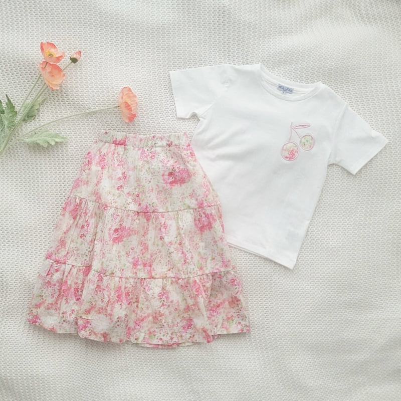 T.j - Korean Children Fashion - #kidzfashiontrend - Rose Patch Tee - 11