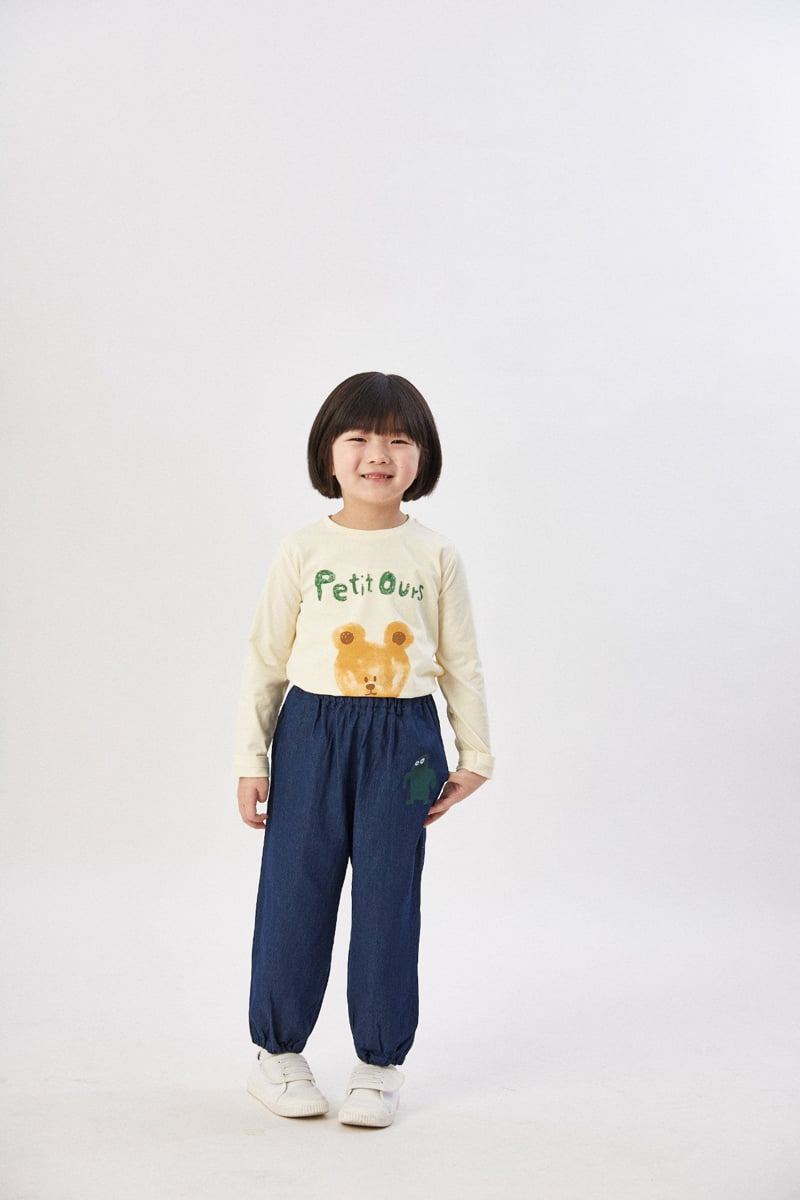 T.j - Korean Children Fashion - #minifashionista - Cactus Jeans Jogger Pants - 2