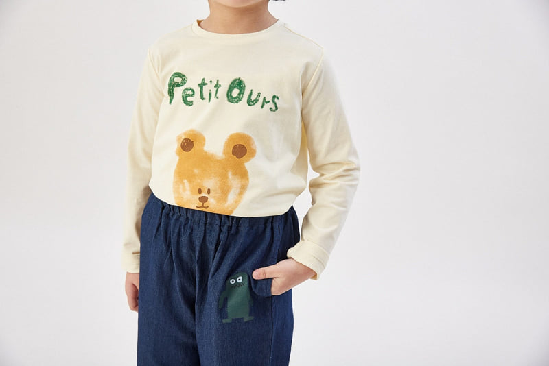 T.j - Korean Children Fashion - #prettylittlegirls - Cactus Jeans Jogger Pants - 3