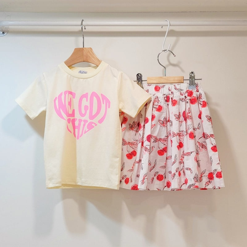 T.j - Korean Children Fashion - #stylishchildhood - Neon Heart Tee - 6