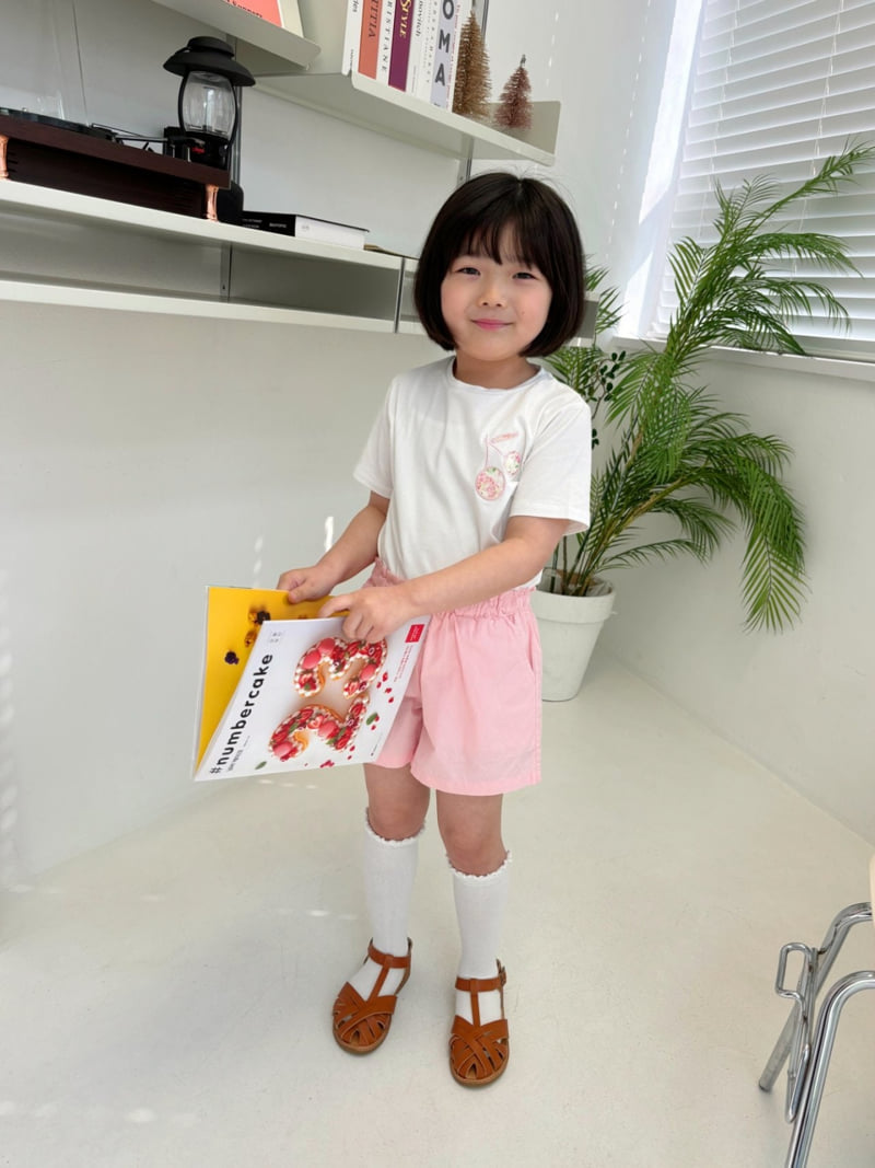 T.j - Korean Children Fashion - #todddlerfashion - Rose Patch Tee