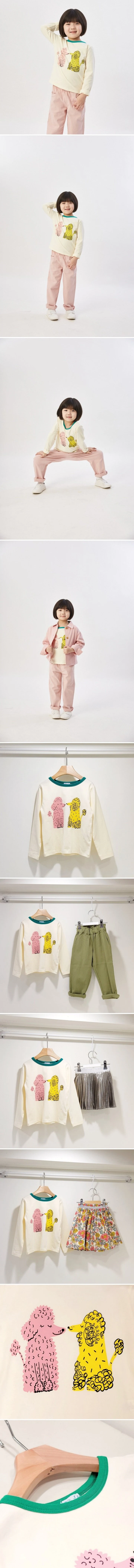 T.j - Korean Children Fashion - #todddlerfashion - Poodle Tee