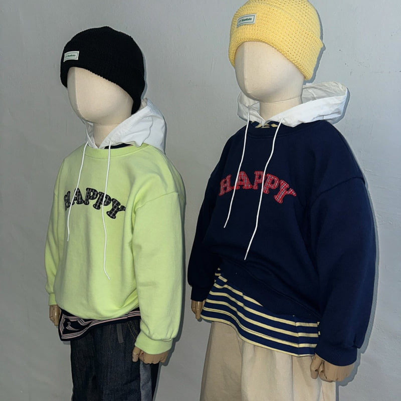 Thanksto TT - Korean Children Fashion - #kidzfashiontrend - Happi Sweatshirts (Junior) - 4