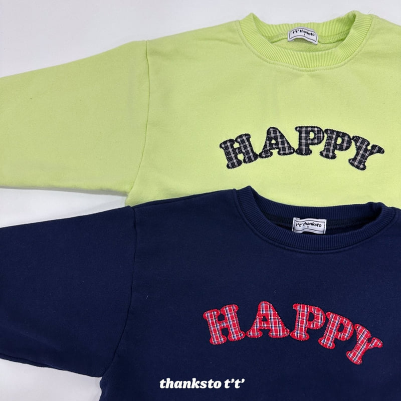 Thanksto TT - Korean Children Fashion - #kidsstore - Happi Sweatshirts (Junior) - 2