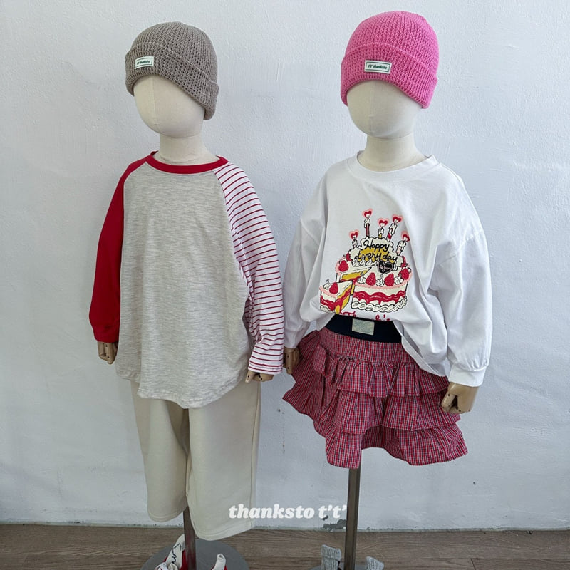 Thanksto TT - Korean Children Fashion - #prettylittlegirls - Raglan Tee - 5