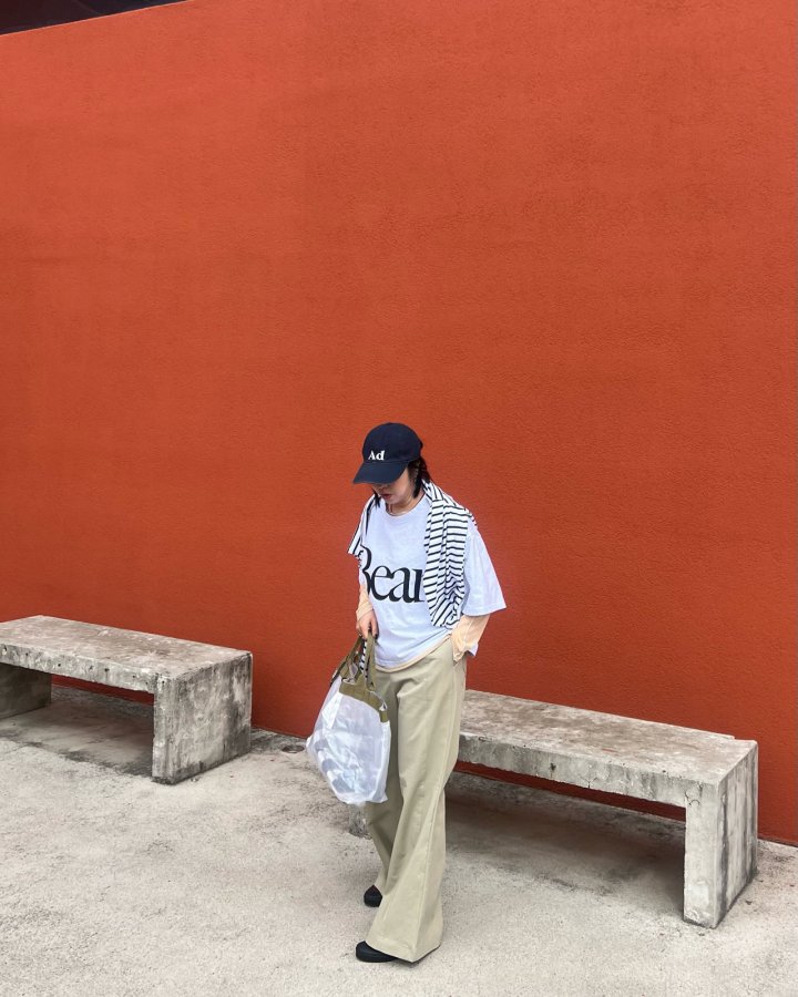 The Fine.b - Korean Women Fashion - #momslook - Bean Croc Box Short Sleeve Tee - 7