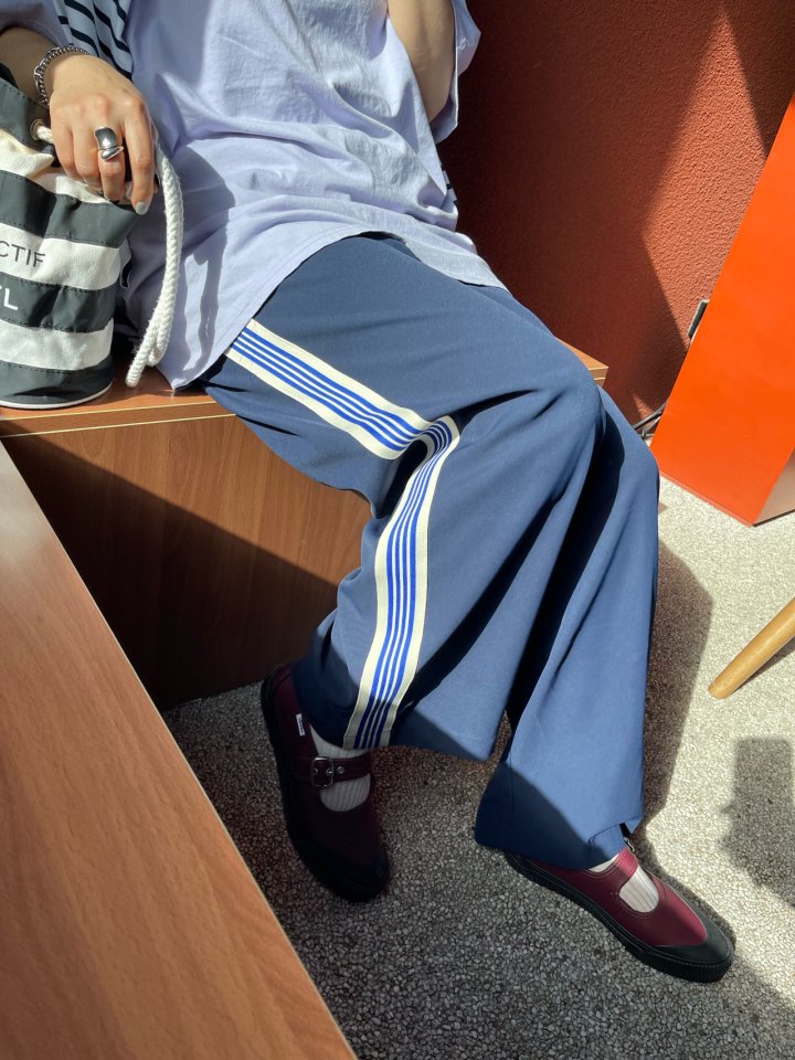 The Fine.b - Korean Women Fashion - #womensfashion - Tape Slacks - 3