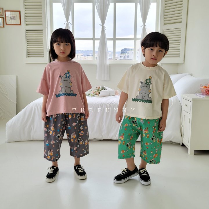 The Funny - Korean Children Fashion - #Kfashion4kids - Hippo Tee - 3