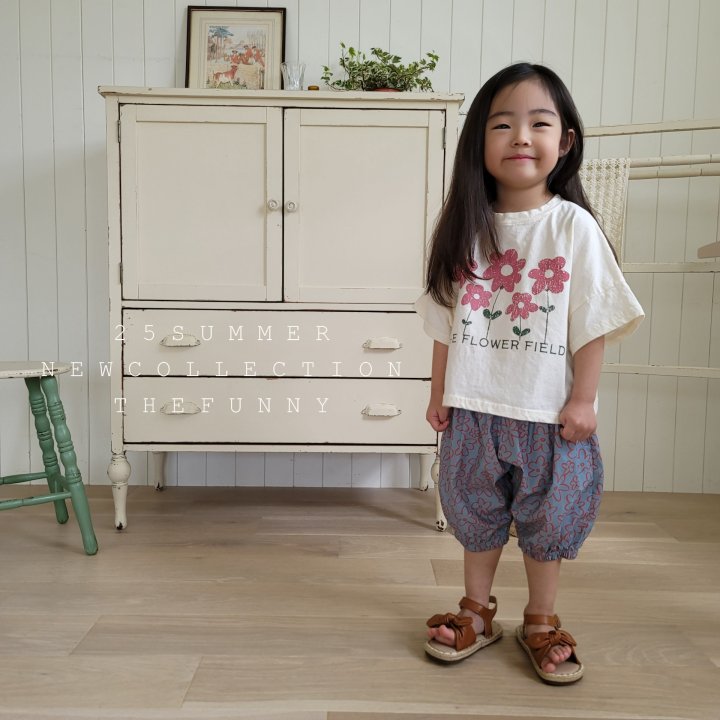 The Funny - Korean Children Fashion - #Kfashion4kids - Flower Garden Semi Crop Tee - 5