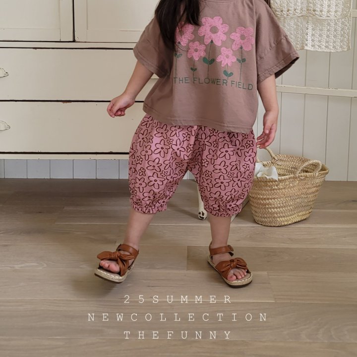 The Funny - Korean Children Fashion - #kidzfashiontrend - Flower Balloon Pants - 4