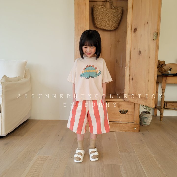 The Funny - Korean Children Fashion - #childofig - Dino Family Tee - 3
