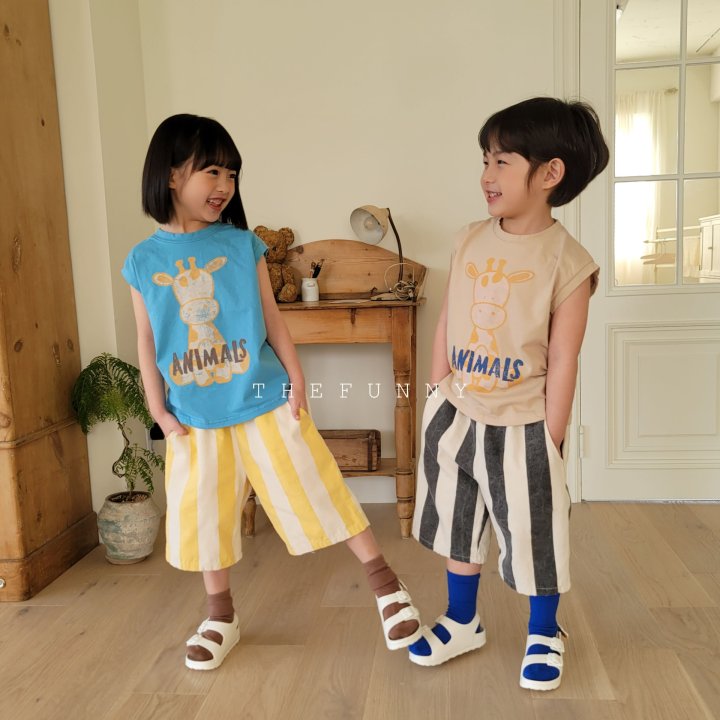 The Funny - Korean Children Fashion - #childofig - Giraffe Sleeveless - 2