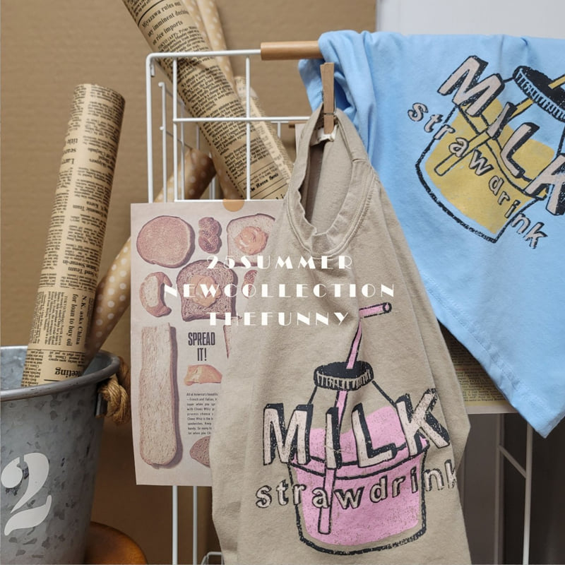 The Funny - Korean Children Fashion - #childofig - Milk Semi Crop Tee - 11