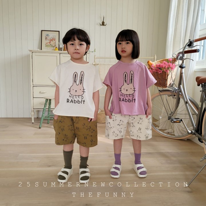 The Funny - Korean Children Fashion - #childofig - Hello Rabbit Tee - 5