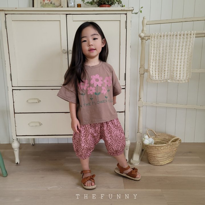 The Funny - Korean Children Fashion - #childofig - Flower Garden Semi Crop Tee - 10